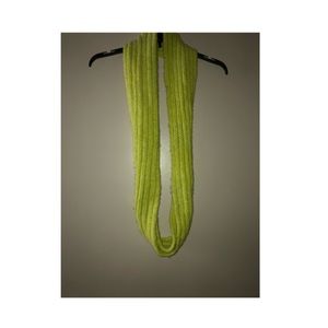 Bright neon yellow long scarf